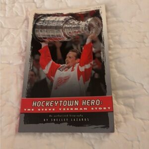 Hockeytown Hero: The Steve Yzerman Story Book signed by author